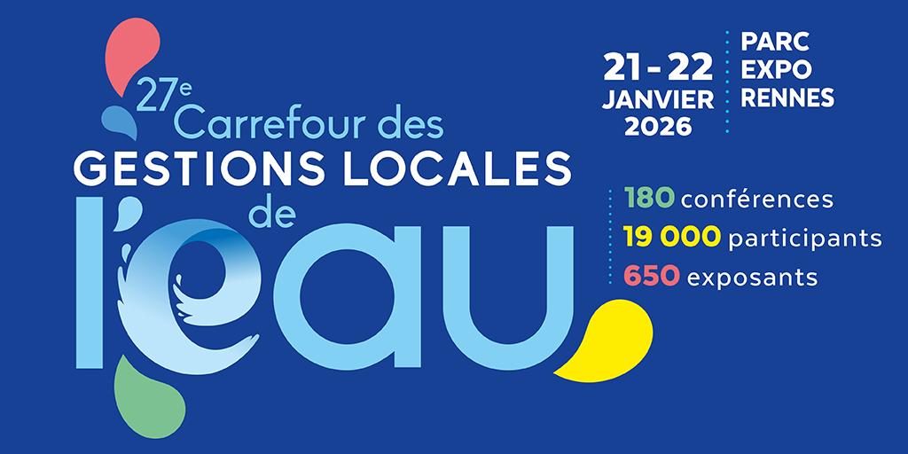 bannière carrefour des gestions locales de l'eau 2026